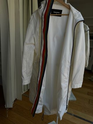 Parka Dsquared2 blanca, talla M