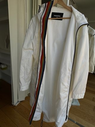 Parka Dsquared2 blanca, talla M