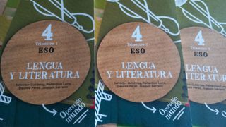 Libros de Lengua y Literatura 4° ESO. 
