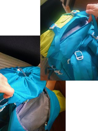 Mochila montaña travesía 65L