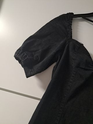 Vestido vaquero negro