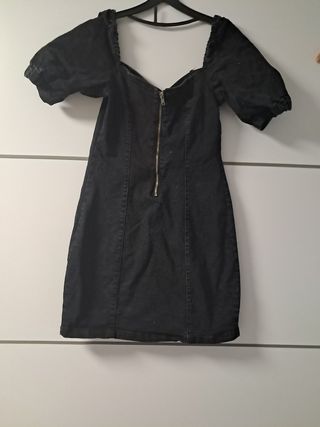 Vestido vaquero negro