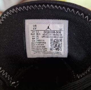 Zapatillas Nike Air Jordan Jr. - Negras/Rojas