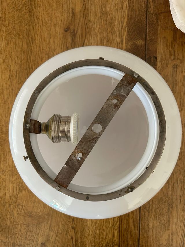 Lampara techo vintage años 50