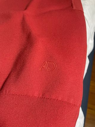 Chaleco Adolfo Domínguez rojo talla S