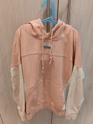Sudadera Adidas rosa y beige. Poco uso.