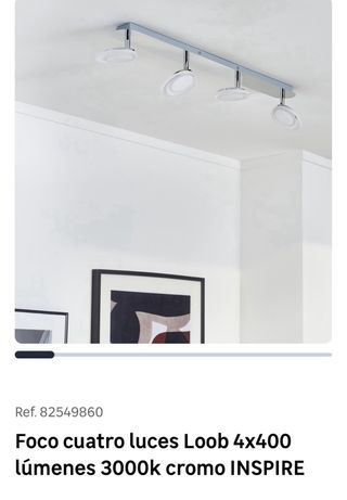 Foco 4 luces INSPIRE - 68cm