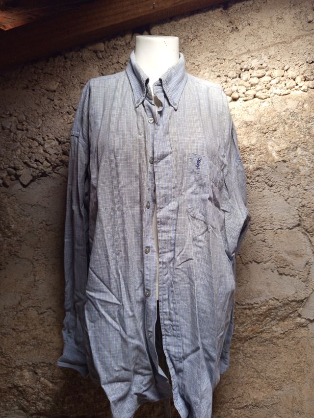 5 Camisas - Azul e Cinza