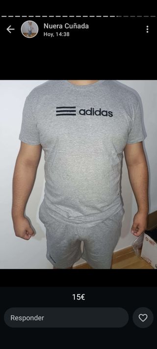 Conjunto Adidas Gris - S,M,L,XL,XXL