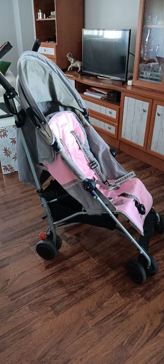 Maclaren Quest Gris Rosa - Silla Paseo