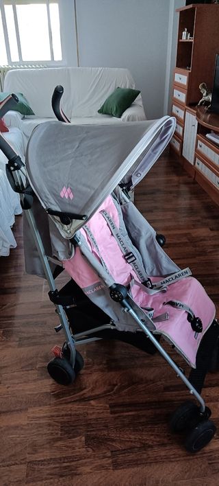 Maclaren Quest Gris Rosa - Silla Paseo