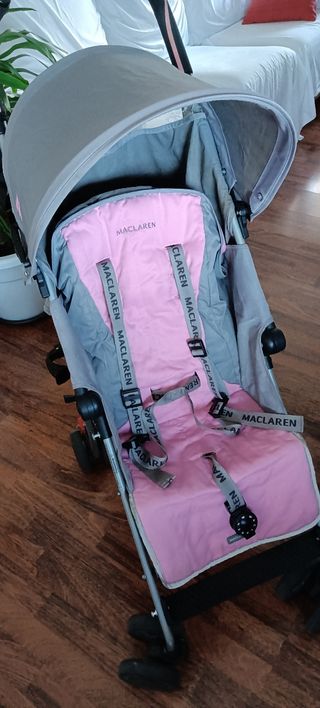 Maclaren Quest Gris Rosa - Silla Paseo