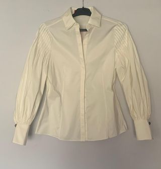 Camisa Carolina Herrera XS blanca