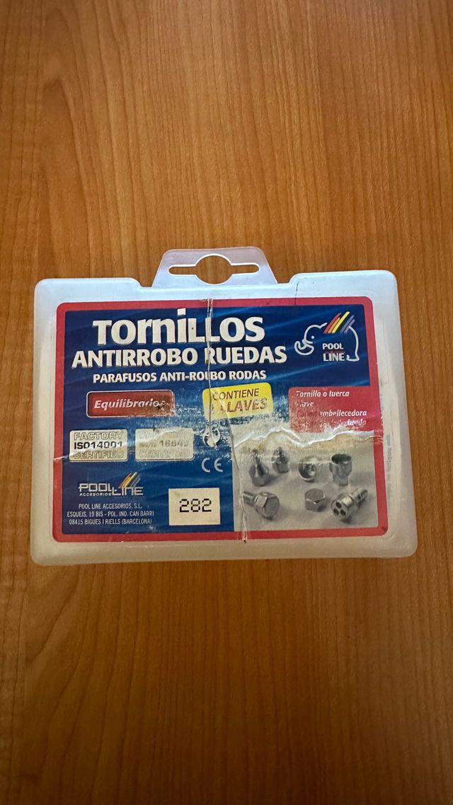 Tornillos antirrobo ruedas