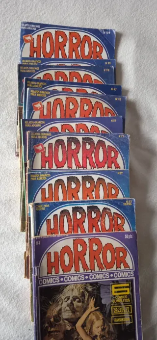Lote de 10 comics Horror zinco