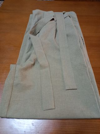Pantalón vestir mujer beige