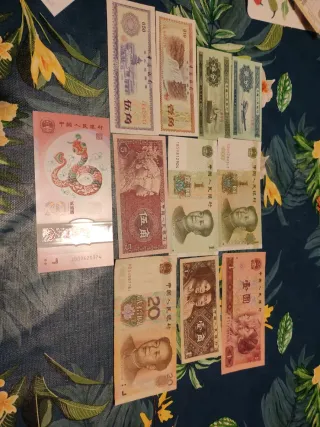 Billetes antiguos China