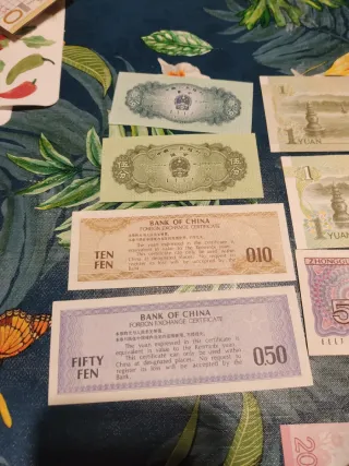 Billetes antiguos China