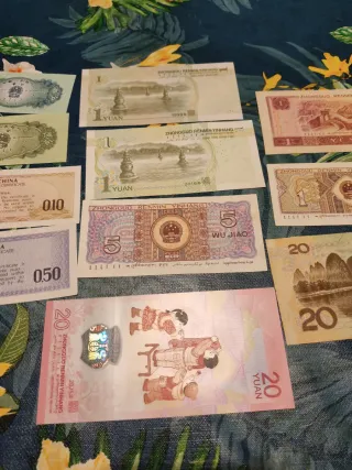 Billetes antiguos China