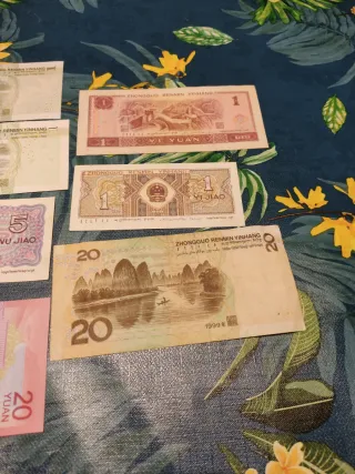Billetes antiguos China