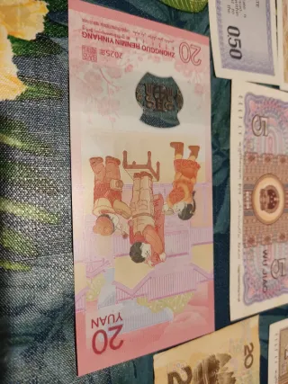 Billetes antiguos China