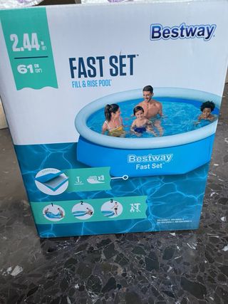 Piscina Bestway Fast Set 2.44m
