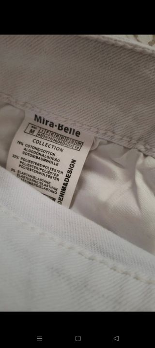 Mini Falda Cargo Blanca