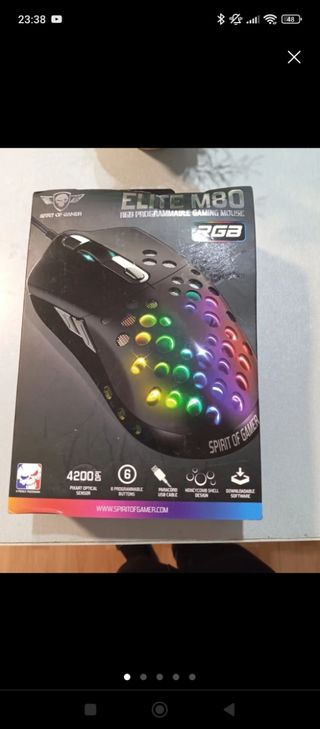 Ratón gaming Spirit of Gamer Elite M80 RGB