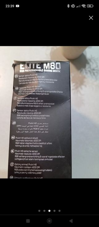 Ratón gaming Spirit of Gamer Elite M80 RGB