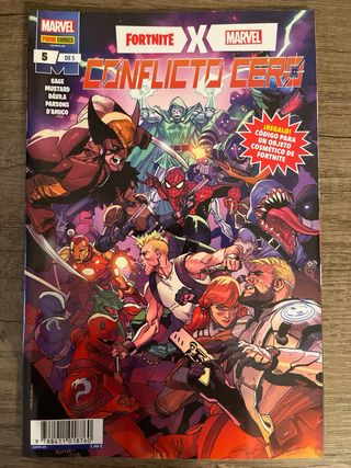 Marvel/fortnite conflicto cero 1,2,3,4 y 5