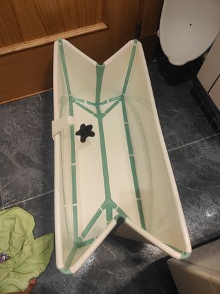 Bañera bebé Stokke plegable con adaptador
