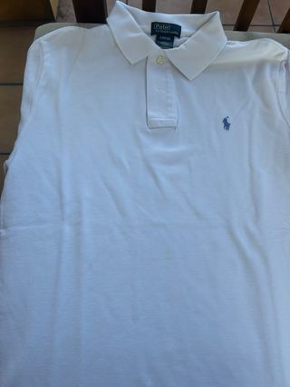 Polo Ralph Lauren blanco - Talla L (14-16) /S