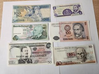Billetes antiguos (6): colección