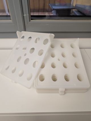 Organizador ropa - Blanco (16 bandejas)