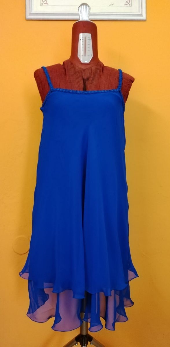 Vestito estivo blu - voile