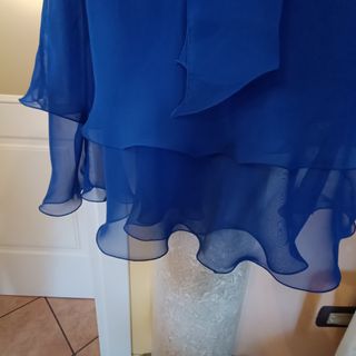 Vestito estivo blu - voile