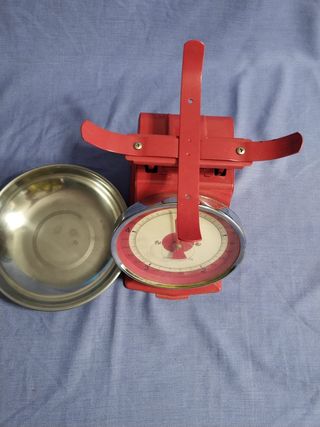 Báscula cocina vintage roja 5kg