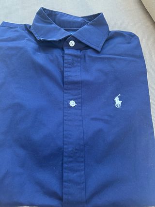 Camisa Polo Ralph Lauren Azul Marino - Talla 4 - S