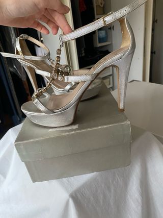 Sandalias Durá&Durá Plata 37