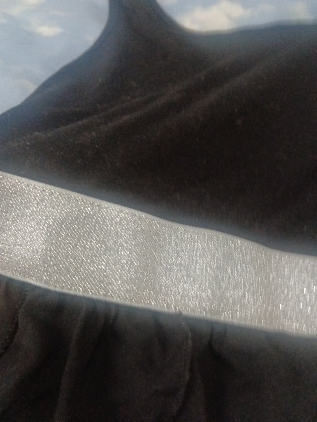 Vestido negro volantes talla 13-14