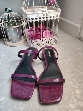 Sandalias Mango Moradas - Talla 39