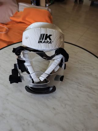 Casco karate IKARA c/protección facial