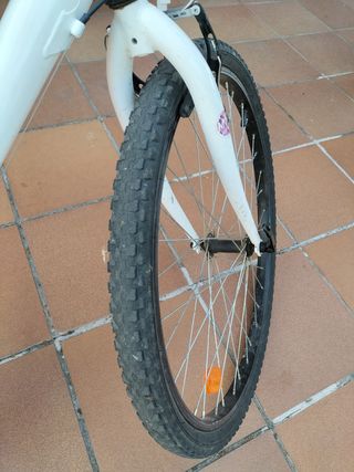 Bicicleta montaña 26" blanca