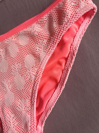 Bikini rosa y naranja