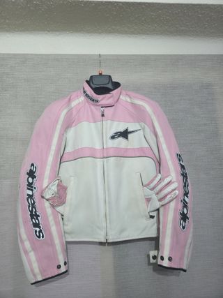 Chaqueta Alpinestars mujer talla S rosa-blanca