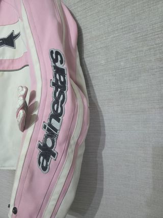 Chaqueta Alpinestars mujer talla S rosa-blanca