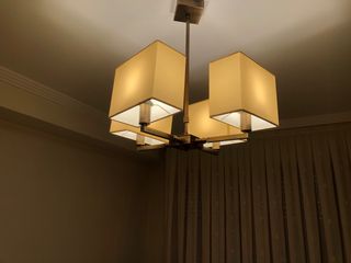 Lamparas colgantes - Beige y Dorado