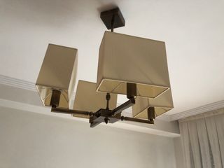 Lamparas colgantes - Beige y Dorado