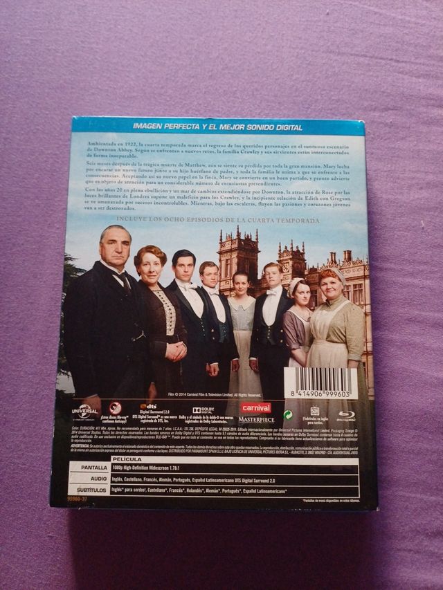 Downton Abbey (DVD & Blu-ray) temporadas 1-4