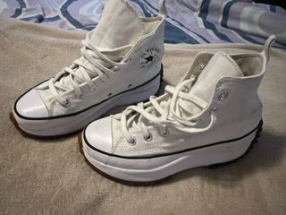 Converse blancas plataforma